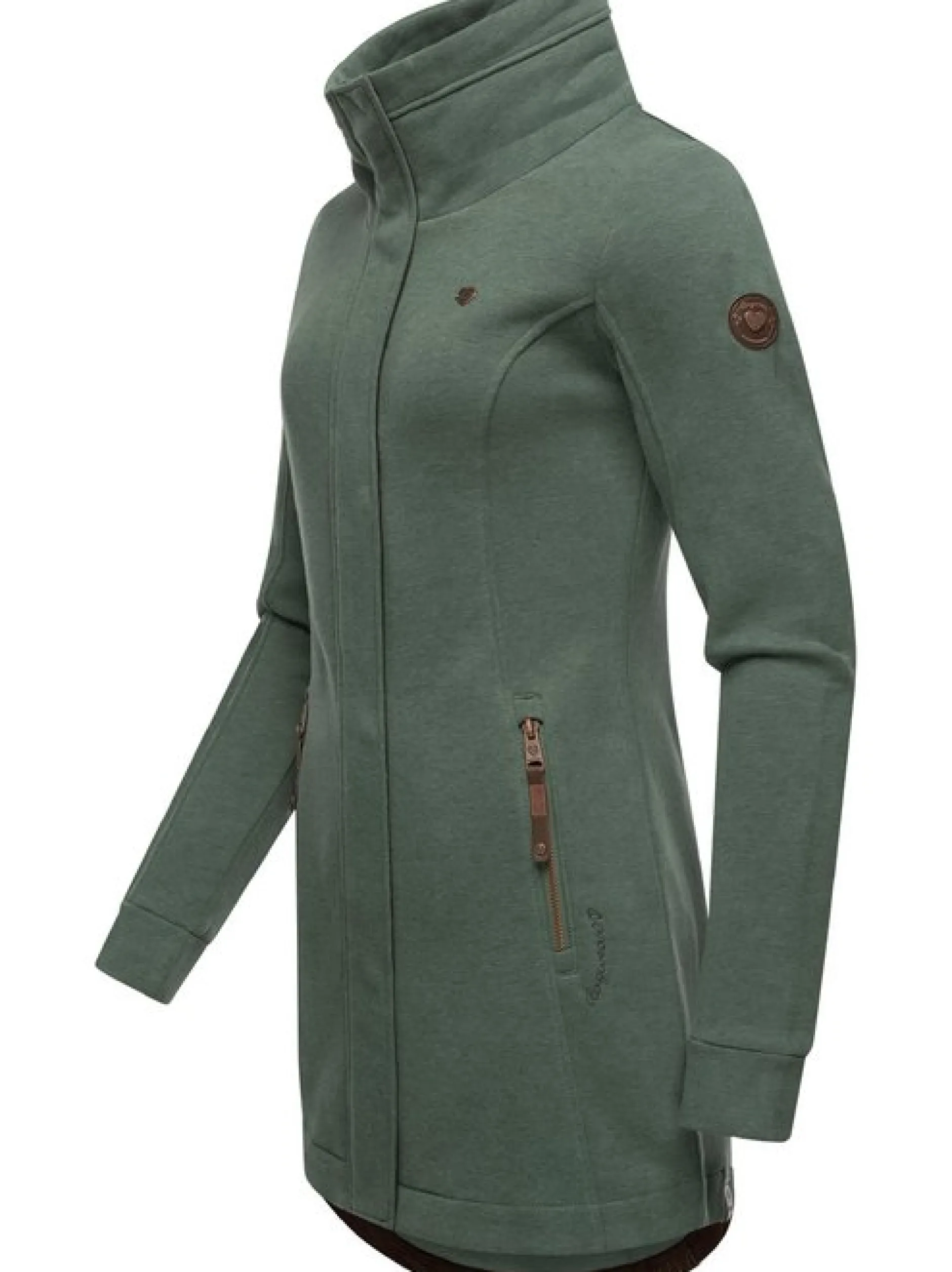 Ragwear Damen Sweatjacke - Letrice in grün