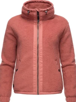 Ragwear Damen Sweatjacke - Nordicka in pink