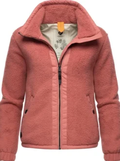 Ragwear Damen Sweatjacke - Nordicka in pink