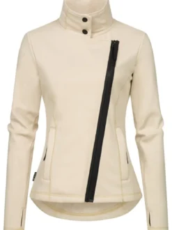 Ragwear Damen Sweatjacke - Saskie in ecru