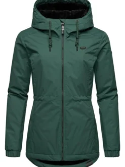 Ragwear Damen Winterjacke - Dankka Warm in grün