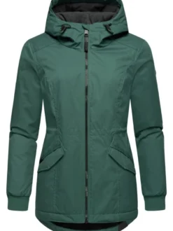 Ragwear Damen Winterjacke - Dowey Warm in grün
