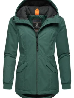 Ragwear Damen Winterjacke - Dowey Warm in grün