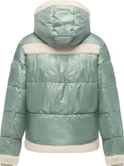 Ragwear Damen Winterjacke - Editah Shiny YOUMODO in schilf
