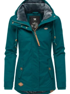 Ragwear Damen Winterjacke - Monade in petrol