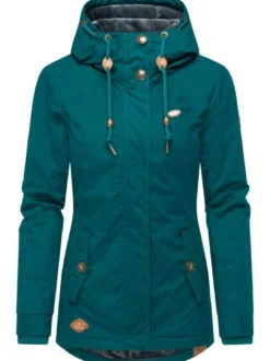 Ragwear Damen Winterjacke - Monade in petrol