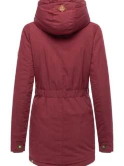 Ragwear Damen Winterjacke - Monadena Parka YOUMODO in bordeaux