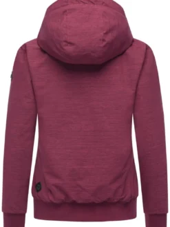 Ragwear Damen Winterjacke - Nuggie Melange in bordeaux
