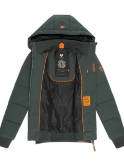 Ragwear Damen Winterjacke - Nuggys Solid in grün