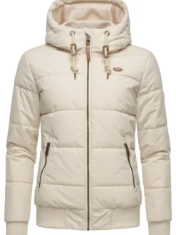 Ragwear Damen Winterjacke - Nuggys Solid in beige