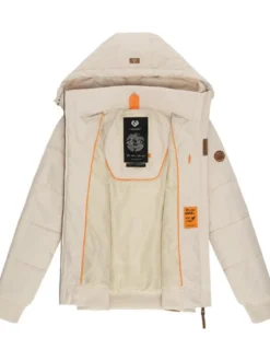 Ragwear Damen Winterjacke - Nuggys Solid in beige