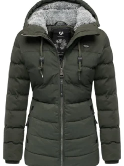 Ragwear Damen Winterjacke - Quantic in oliv