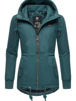 Ragwear Damen Winterjacke - YM-Danka in petrol