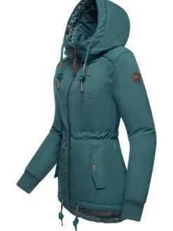 Ragwear Damen Winterjacke - YM-Danka in petrol