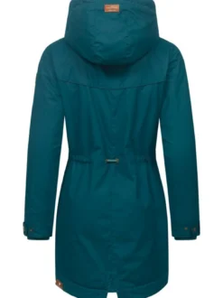 Ragwear Damen Winterjacke - YM-Canny in petrol