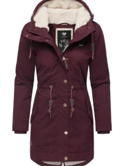 Ragwear Damen Winterjacke - YM-Canny in bordeaux