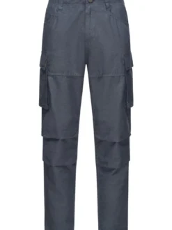 Ragwear Herren Cargohose - Merly Long Linen in blau