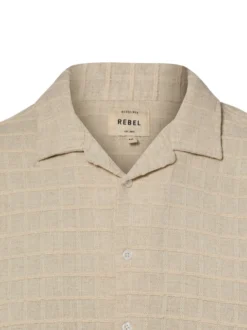 Redefined Rebel Herren Kurzarmhemd - RRCorey in sand