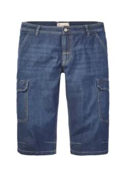 Redpoint Herren Cargojeans - Jordy Regular Fit in dark stone