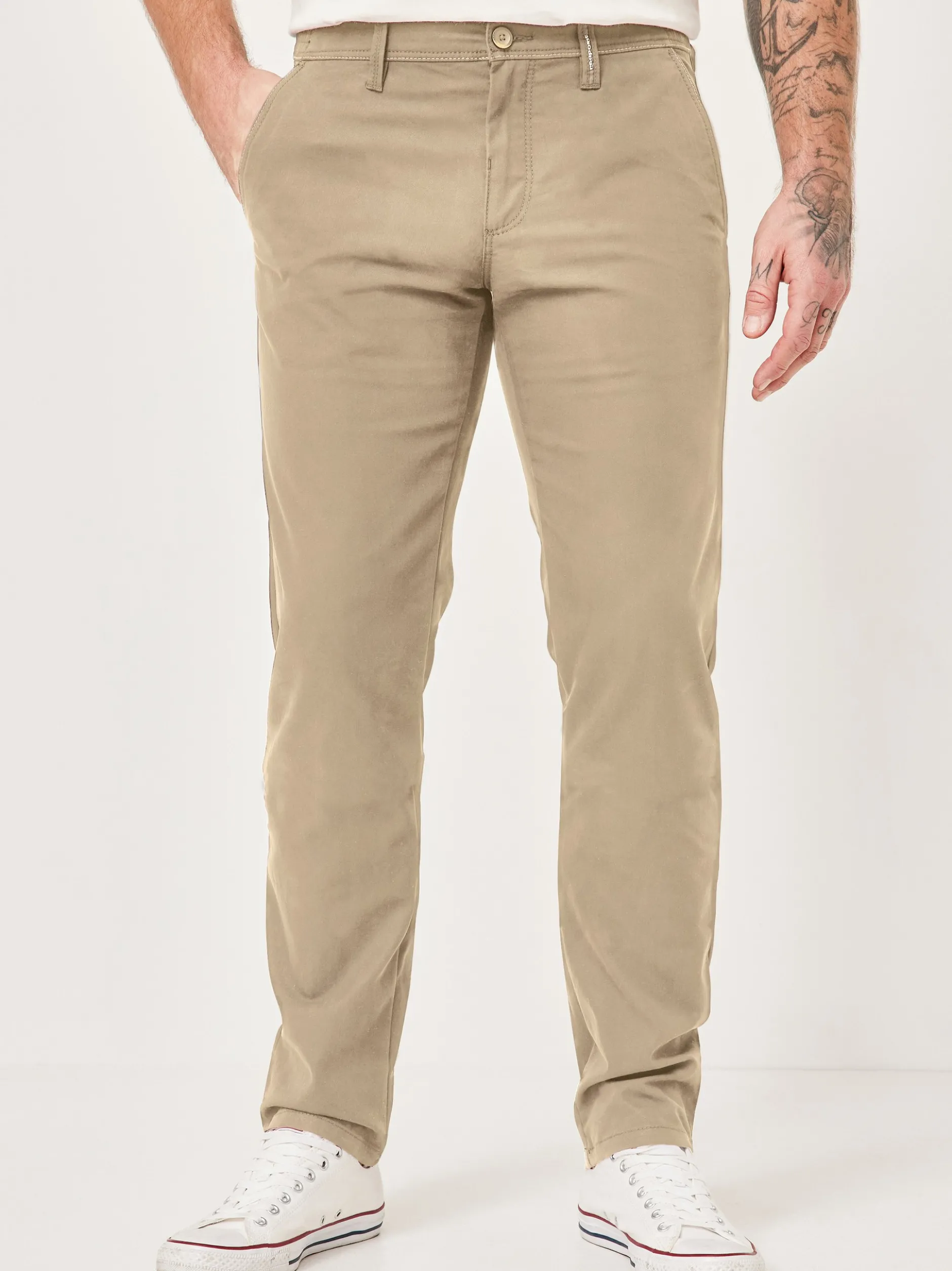 Redpoint Herren Chino - HAMILTON Slim Fit in beige