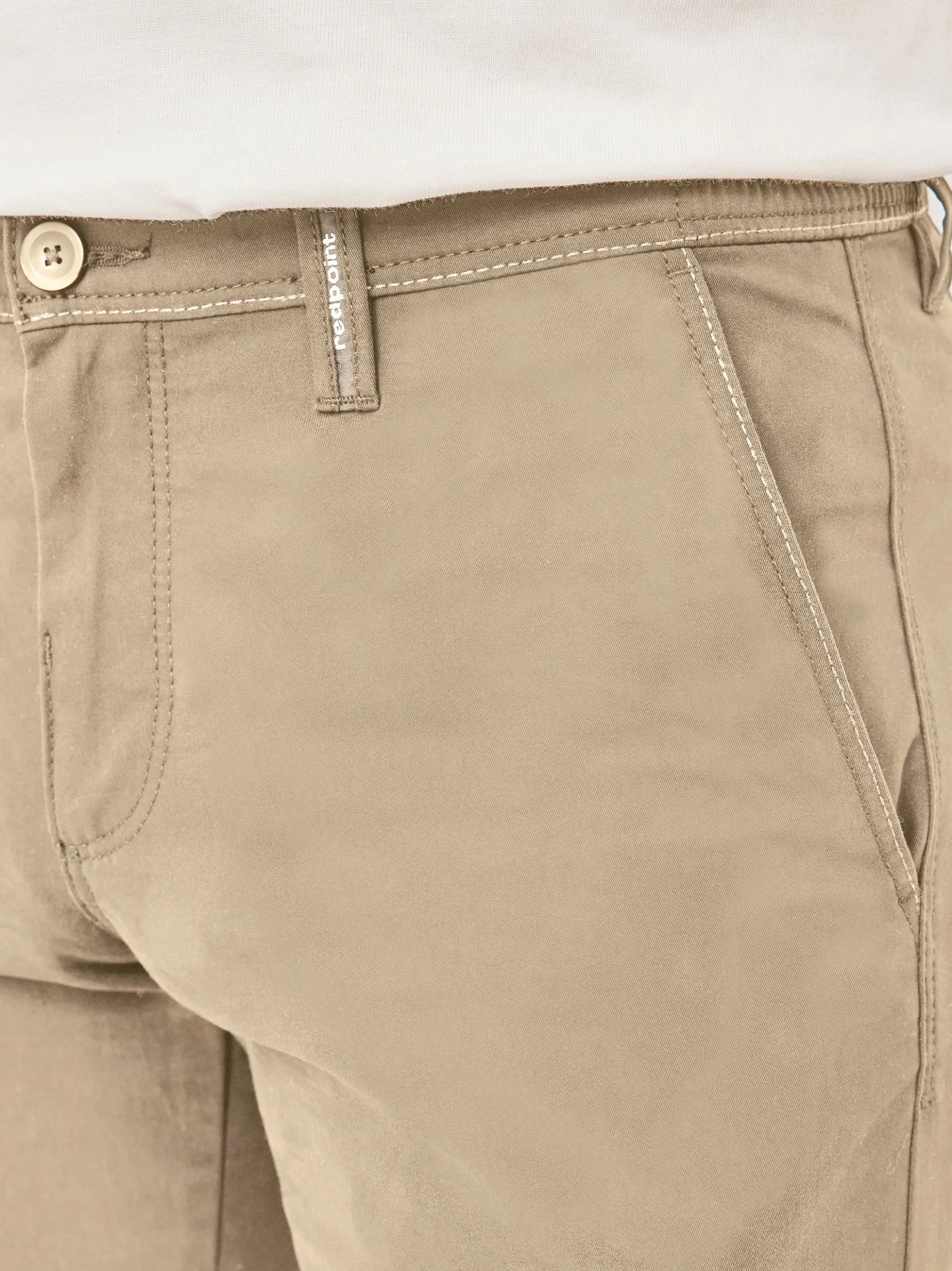 Redpoint Herren Chino - HAMILTON Slim Fit in beige