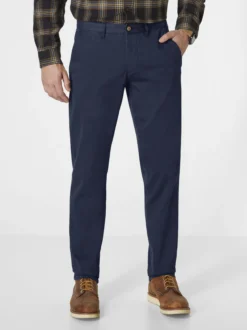 Redpoint Herren Chino - Jasper Slim Fit in marine