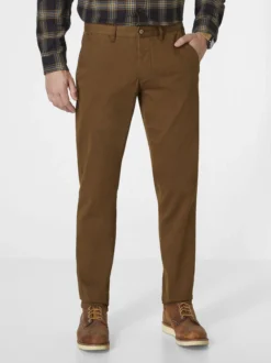 Redpoint Herren Chino - Jasper Slim Fit in braun