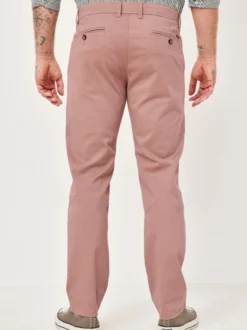 Redpoint Herren Chino - ODESSA Straight Fit in rosa