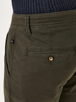 Redpoint Herren Chino - ODESSA THERMO Straight Fit in oliv