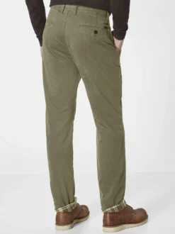 Redpoint Herren Chino - ODESSA THERMO Straight Fit in oliv