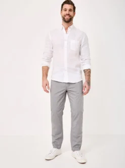 Redpoint Herren Hose - MILTON Straight Fit in hellgrau