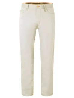 Redpoint Herren 5-Pocket Hose - MONTREAL Straight Fit in kitt