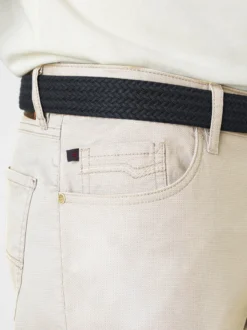 Redpoint Herren 5-Pocket Hose - MONTREAL Straight Fit in kitt
