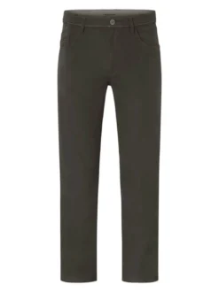Redpoint Herren 5-Pocket Hose - MILTON Straight Fit in oliv