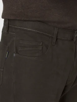 Redpoint Herren 5-Pocket Hose - MILTON Straight Fit in oliv