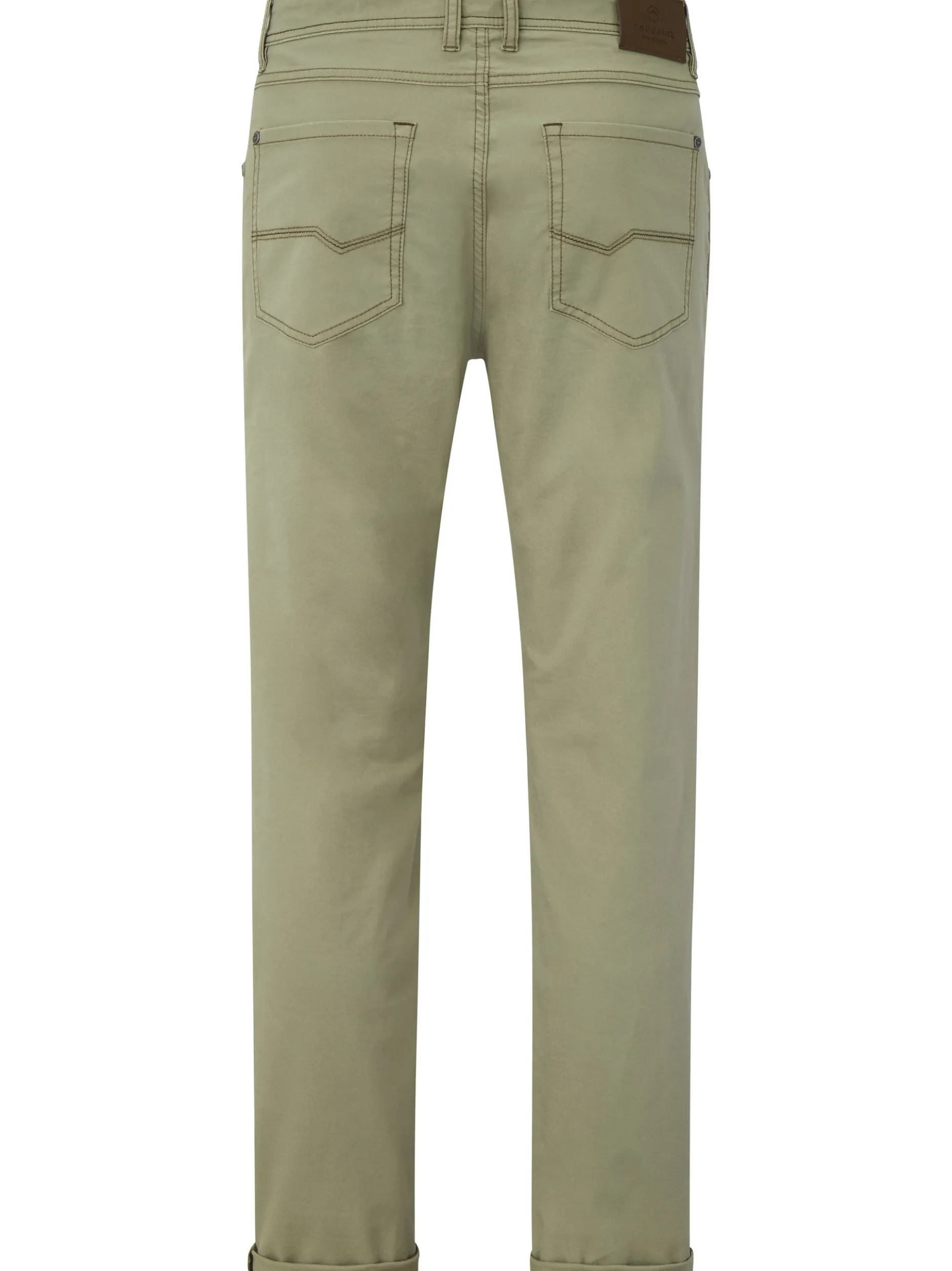 Redpoint Herren 5-Pocket Hose - MILTON Straight Fit in khaki