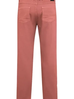 Redpoint Herren 5-Pocket Hose - Milton Straight Fit in koralle