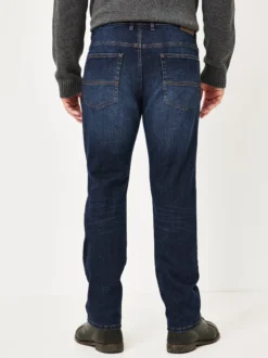 Redpoint Herren 5-Pocket Jeans - LANGLEY Straight Fit in medium stone