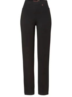 Relaxed Damen Hose - Alice Slim in schwarz - Länge: lang