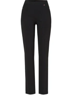 Relaxed Damen Hose - Alice Slim in schwarz - Länge: lang