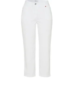 Relaxed Damen Hose - Meine beste Freundin 3/4 in weiß