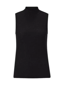Rich & Royal Damen Jersey-Top in schwarz