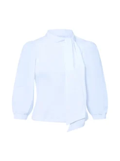 Rich & Royal Damen Langarmshirt in weiß - Ärmel: langarm