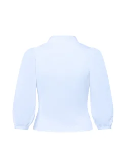 Rich & Royal Damen Langarmshirt in weiß - Ärmel: langarm