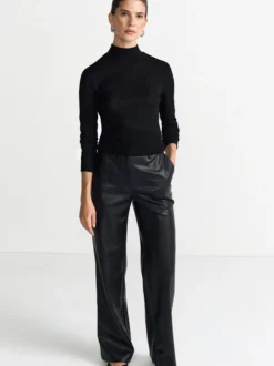 Rich & Royal Damen Langarmshirt in schwarz