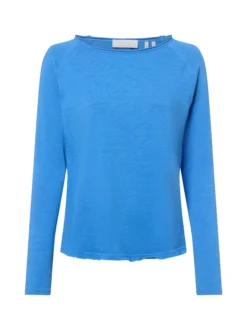 Rich & Royal Damen Langarmshirt in blau - Ärmel: langarm