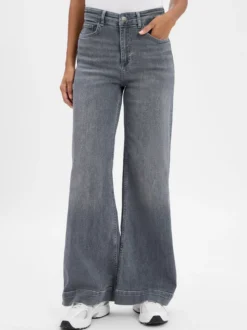Rich & Royal Damen Marlene Jeans in grau - Länge: lang