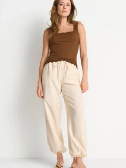 Rich & Royal Damen Top in nougat - Ausschnitt: Rundhals