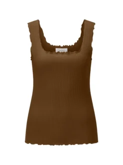 Rich & Royal Damen Top in nougat - Ausschnitt: Rundhals