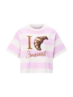 Rich & Royal Damen T-Shirt in rosa ecru - Ärmel: kurzarm